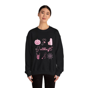 Halloween Stethoscope Graphic Crewneck Sweatshirt Sweatshirt Printify 