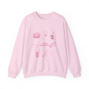 Halloween Stethoscope Graphic Crewneck Sweatshirt Sweatshirt Printify Light Pink S 