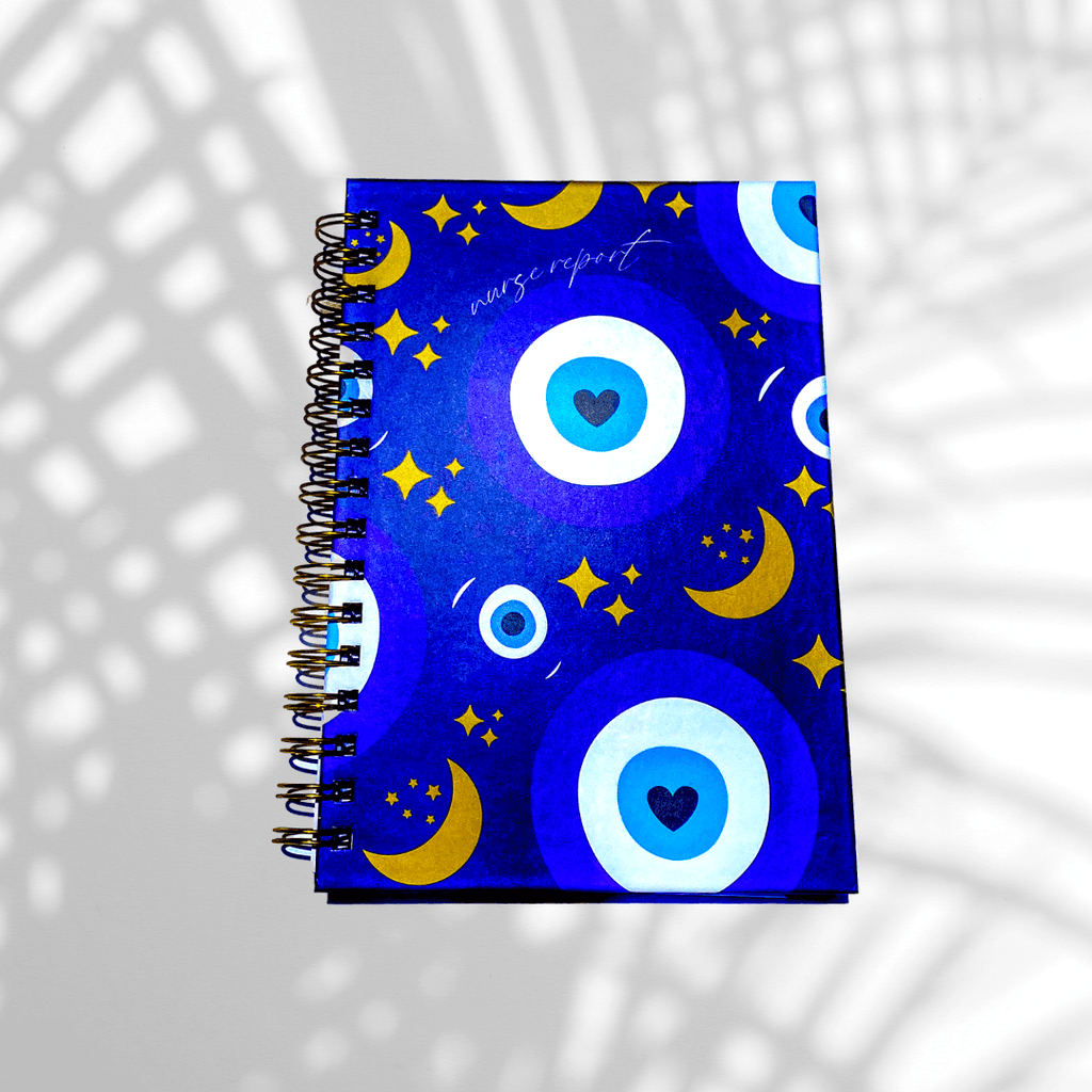 Evil Eye Nurse Handoff Report Journal Books Aesthetic Nursing Journals 