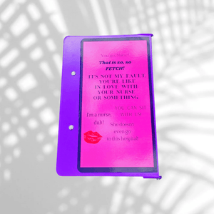 Hot Nurse Report Purple Foldable Clipboard Clipboards Aesthetic Nursing Journals 